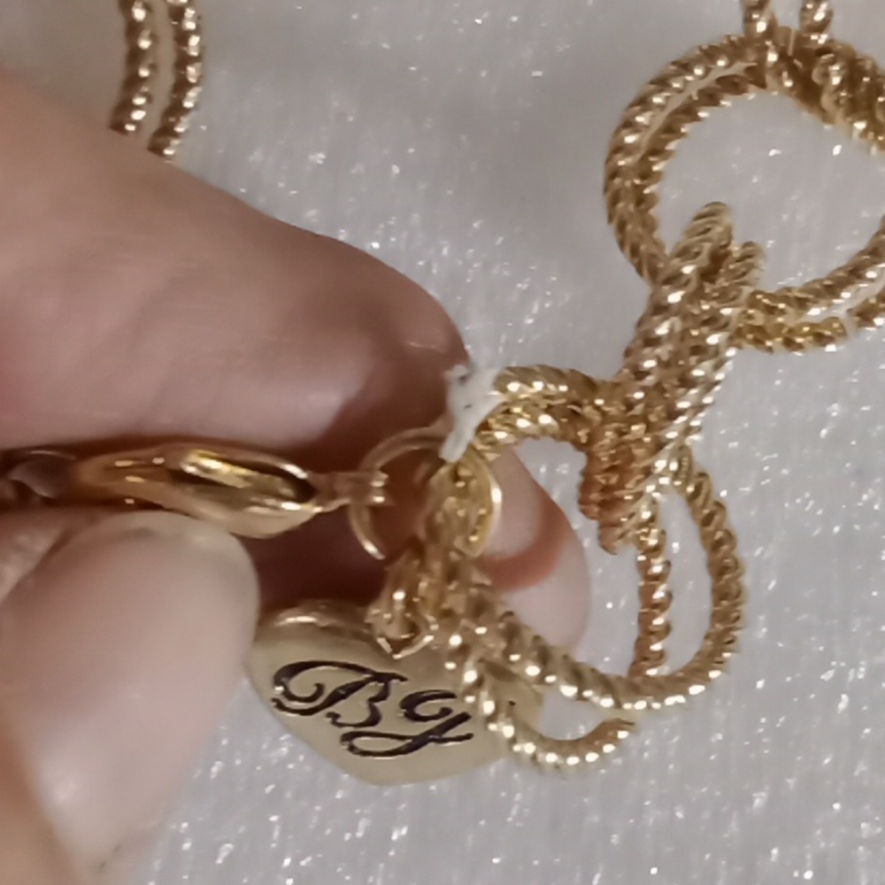 Betsy Johnson Gold Necklace #A217 - Picture 4 of 7